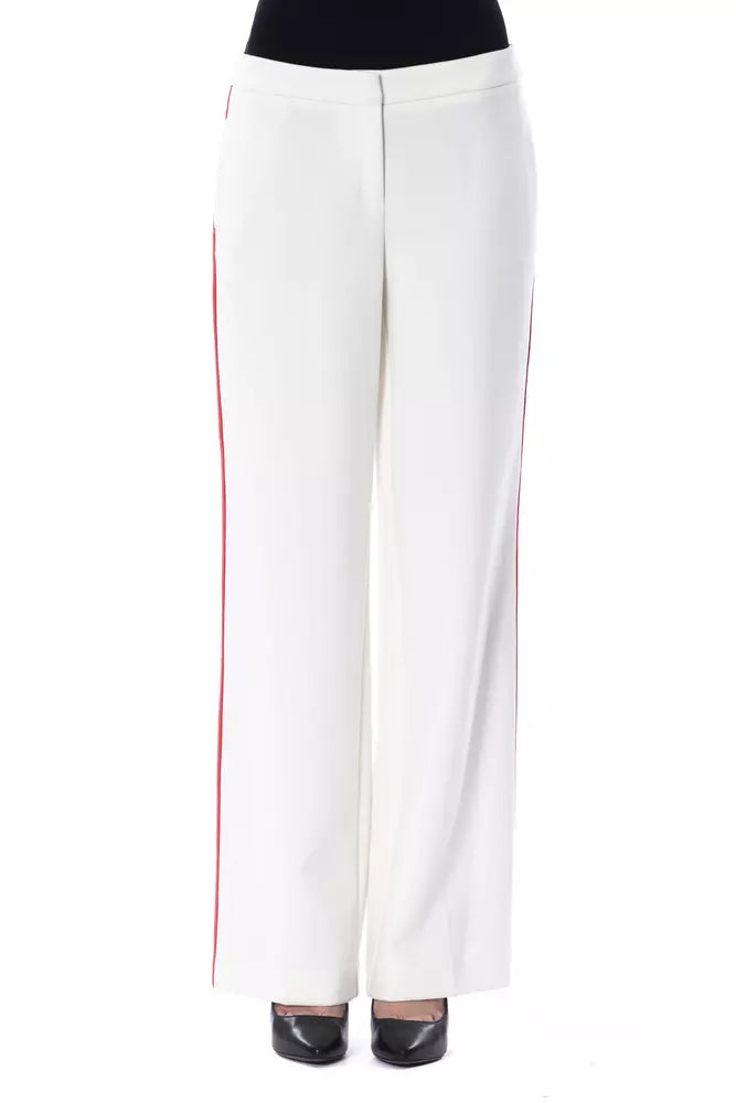 BYBLOS White Polyester Women's Pants