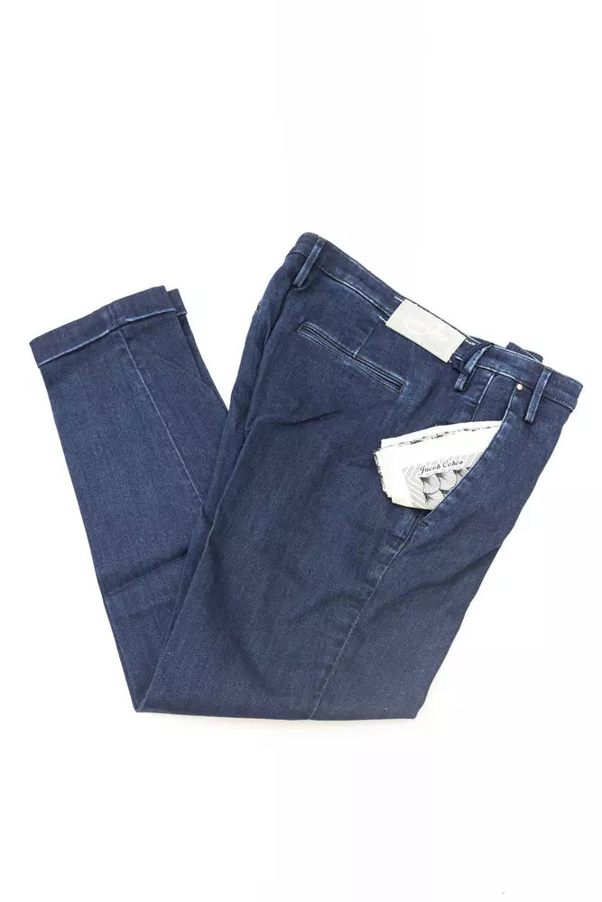 Jacob Cohen Blue Cotton Women's Chino Jean