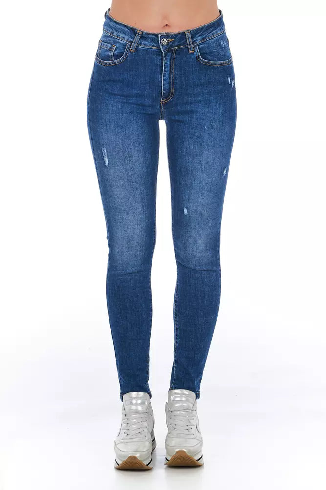 Frankie Morello Blue Denim Women's Jeans