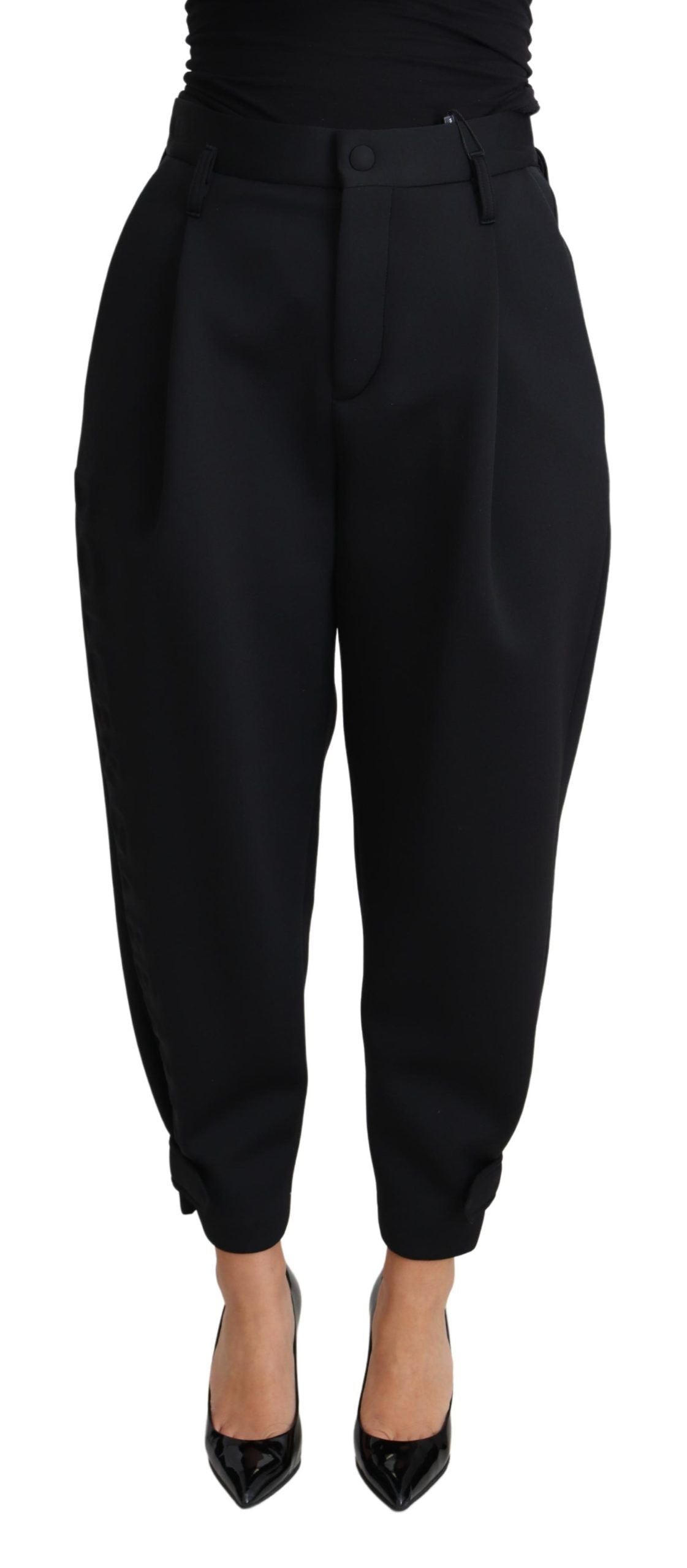 Dolce & Gabbana Elegant High-Waist Cropped Trousers