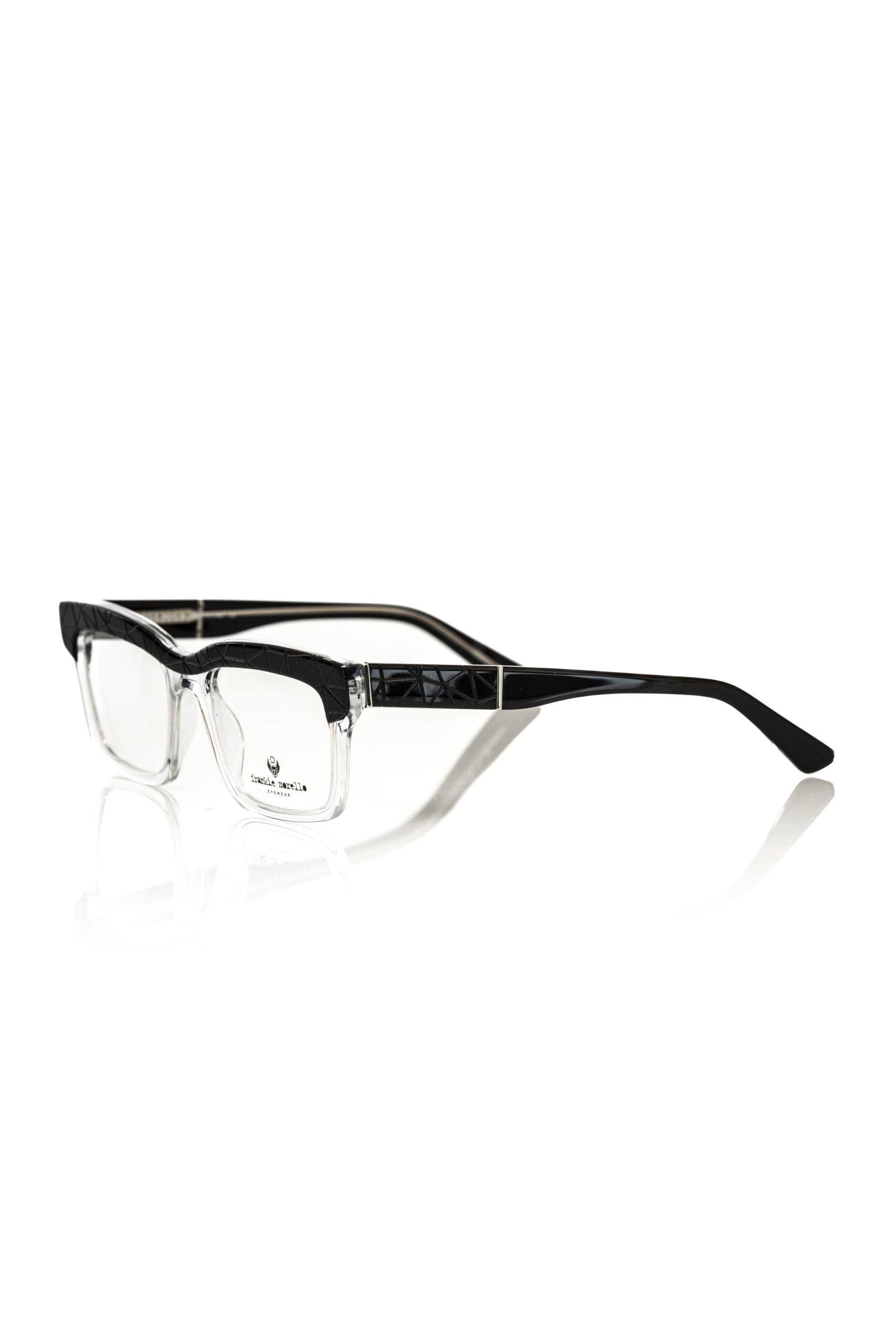 Frankie Morello Black Acetate Unisex Frame