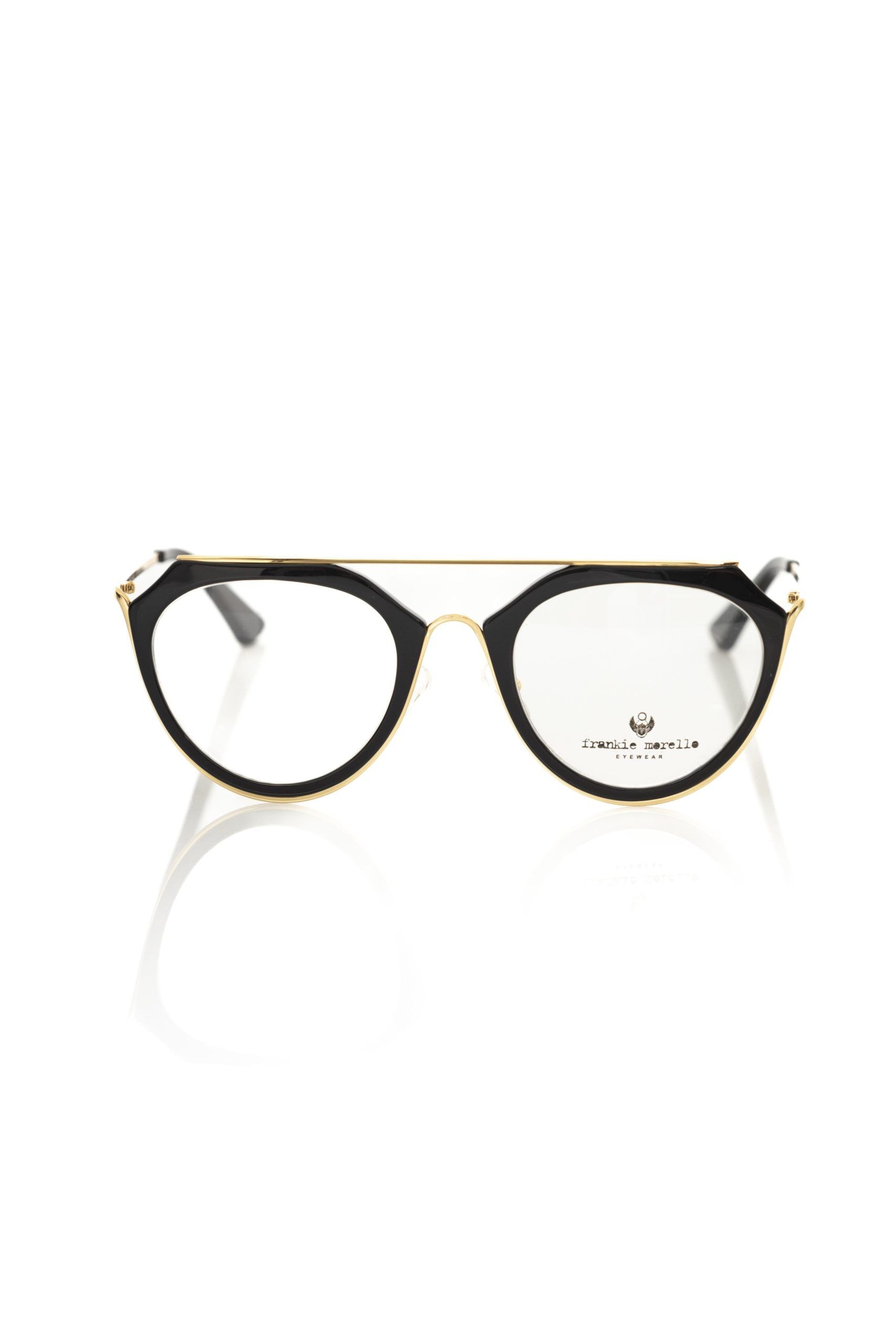 Frankie Morello Black Acetate Women Frame