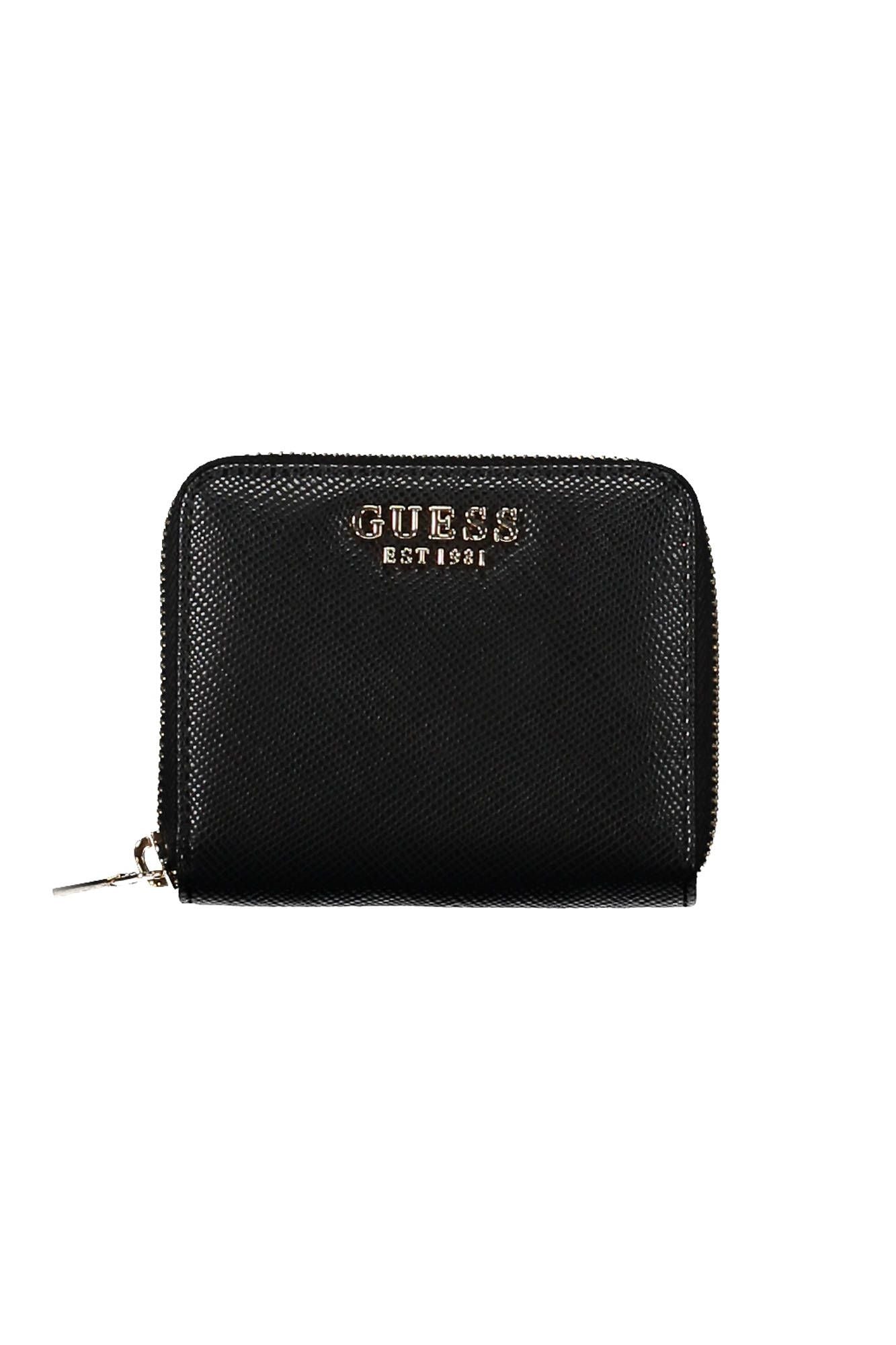 Guess Jeans Black Polyethylene Women Wallet