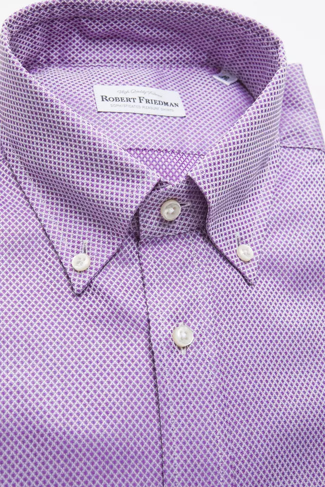 Robert Friedman Multicolor Cotton Men Shirt