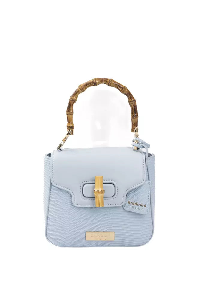 Baldinini Trend Light Blue Polyurethane Women Crossbody Bag