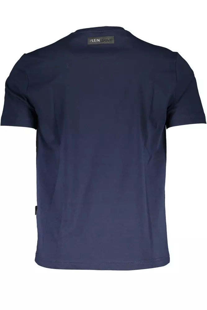 Plein Sport Blue Cotton Men T-Shirt