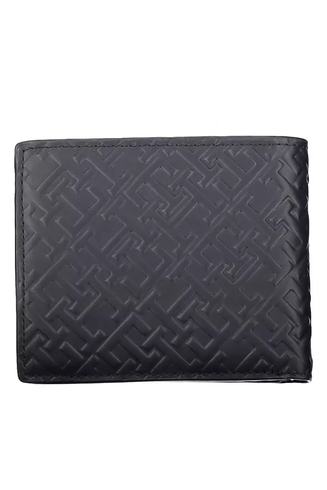 Tommy Hilfiger Blue Leather Men Wallet