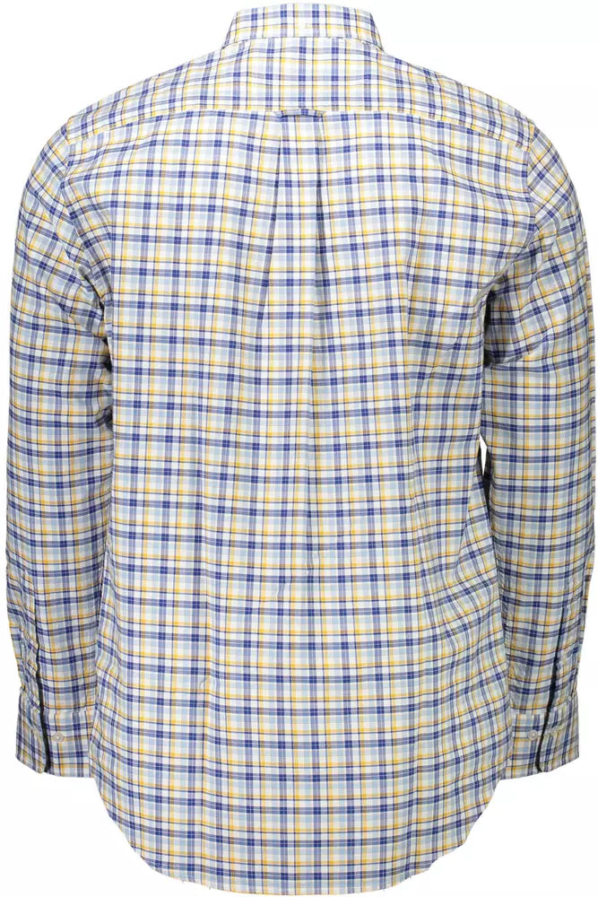 Gant Yellow Cotton Men Shirt