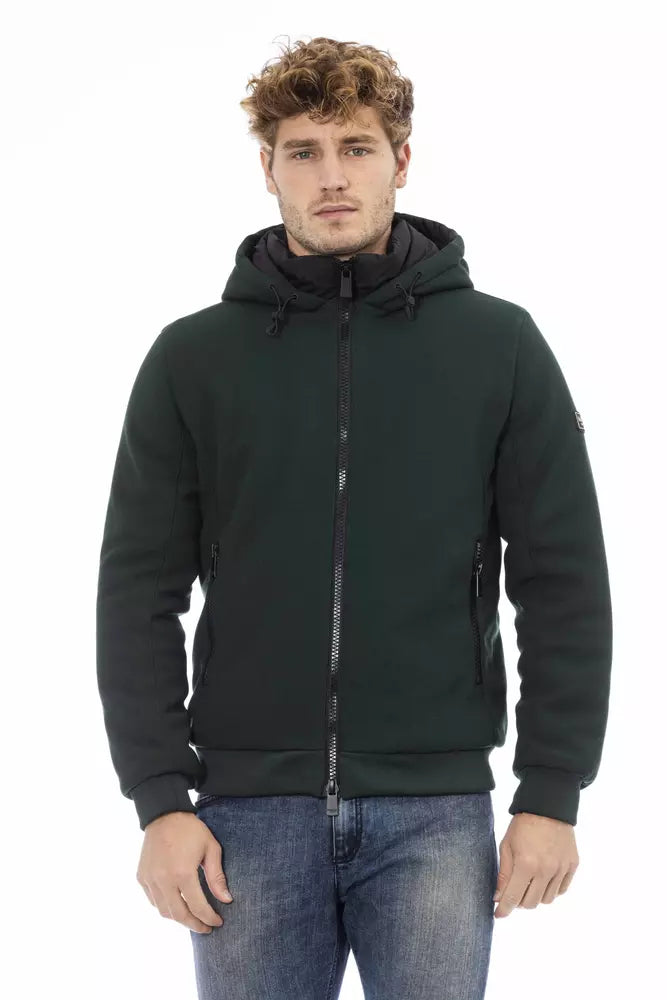 Baldinini Trend Green Polyester Men Jacket