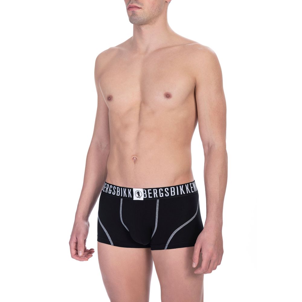 Bikkembergs Black Cotton Men's Trunk Underwear Pack