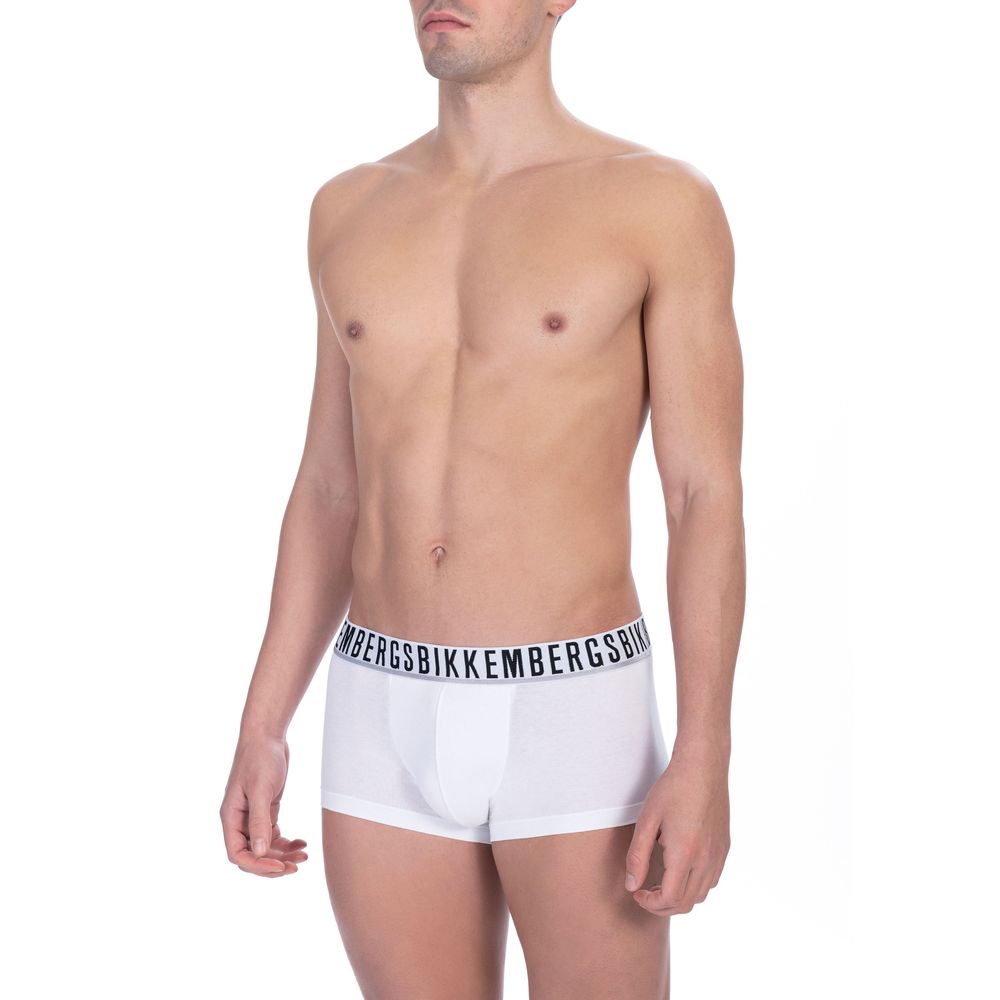 Bikkembergs White Cotton Men's Trunk