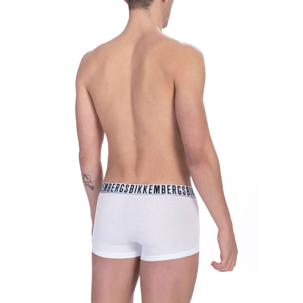 Bikkembergs White Cotton Men's Trunk