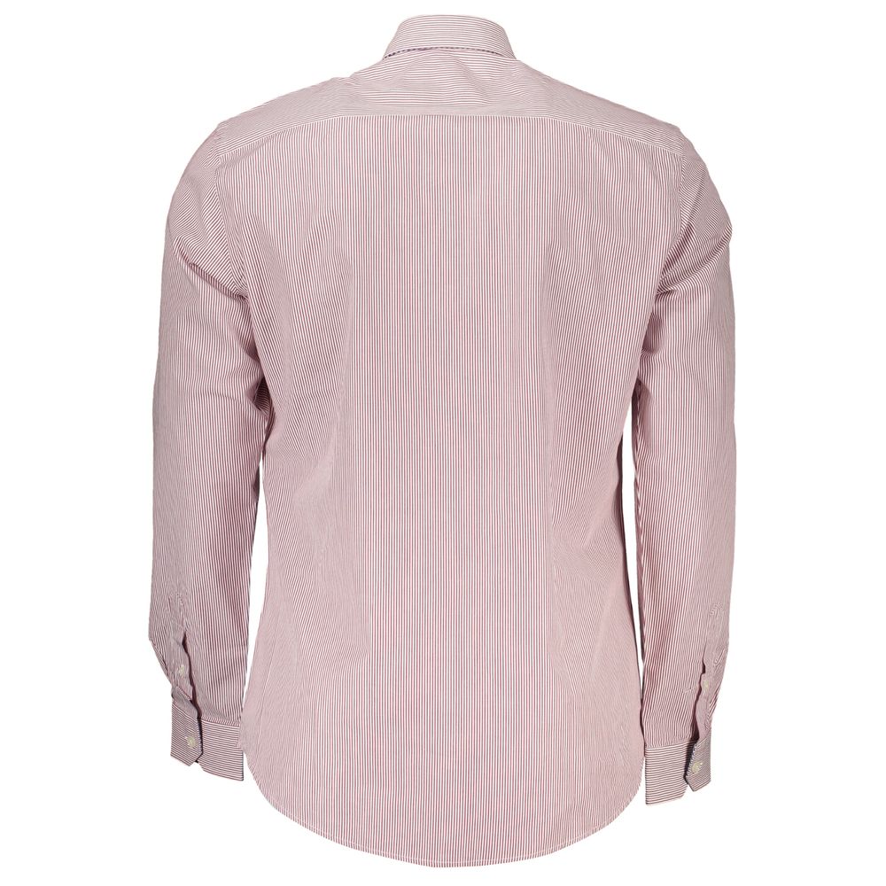 Harmont & Blaine Chic Pink Narrow-Fit Organic Cotton Shirt