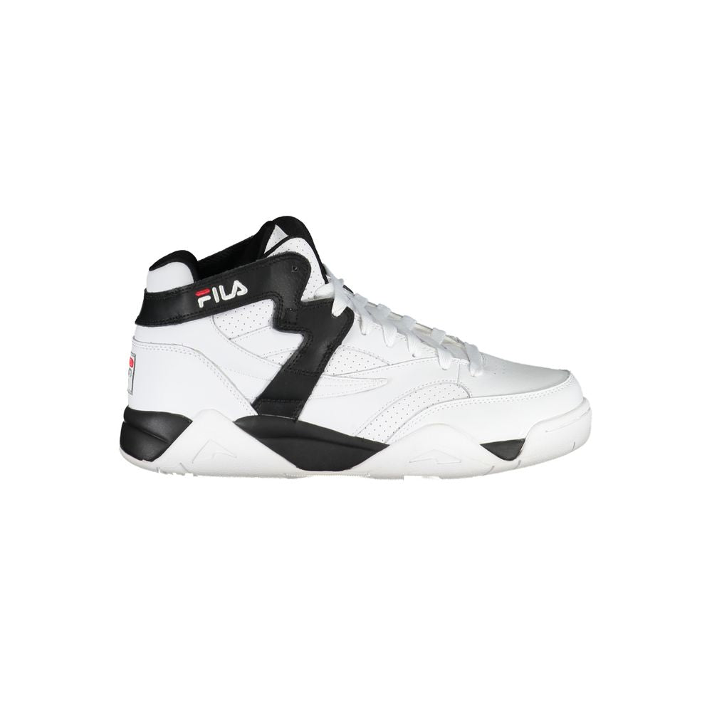 Fila High-Top Athletic Lace-Up Sneakers with Contrast Details