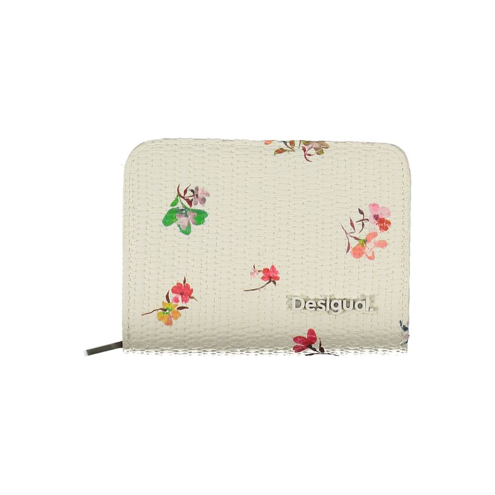 Desigual White Polyethylene Wallet