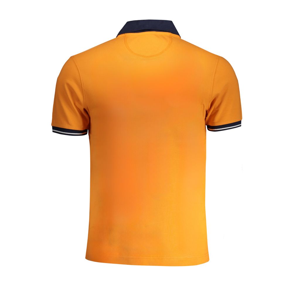 La Martina Orange Cotton Polo Shirt