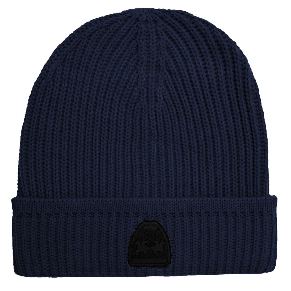 La Martina Blue Acrylic Men's Beanie