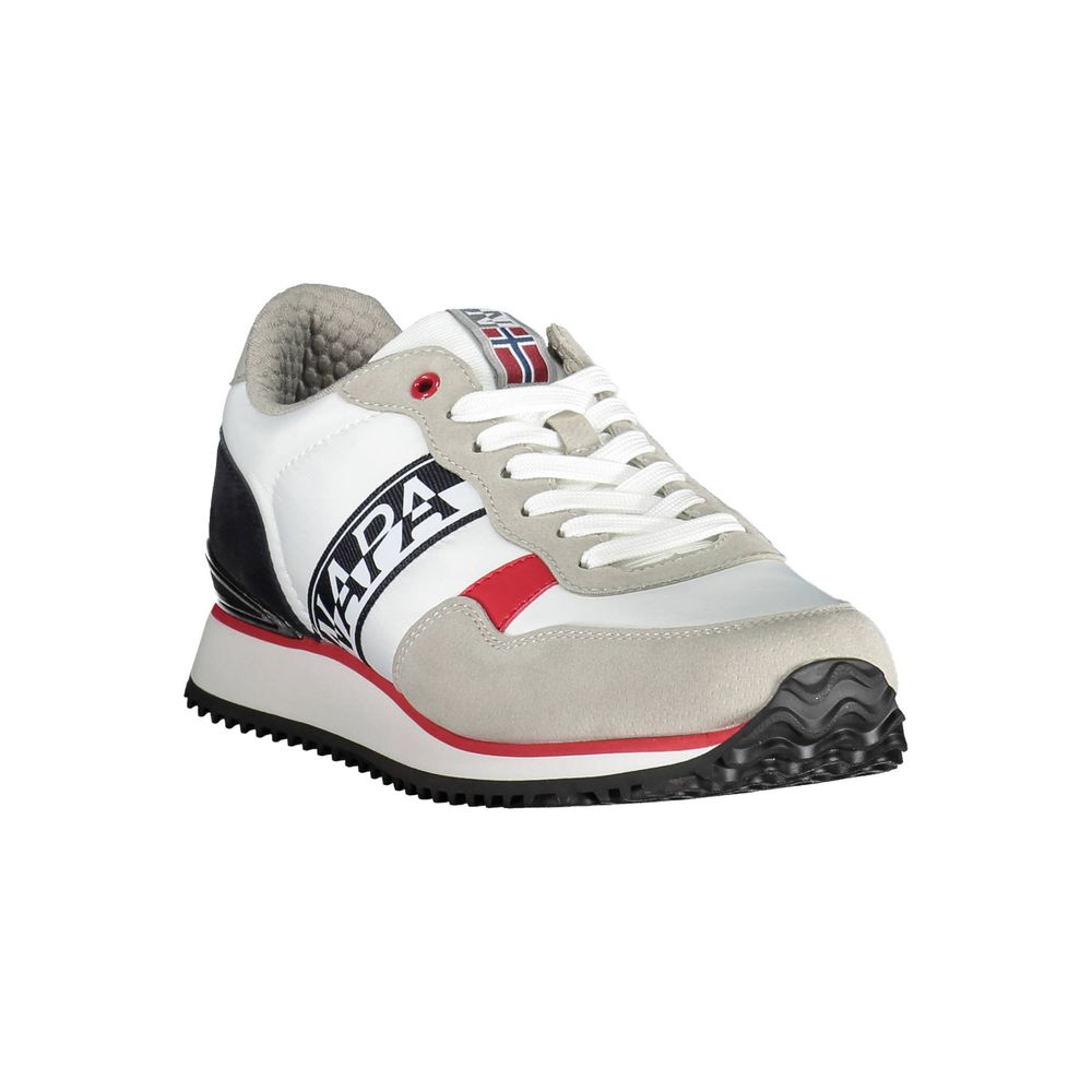 Napapijri White Polyester Men Sneaker