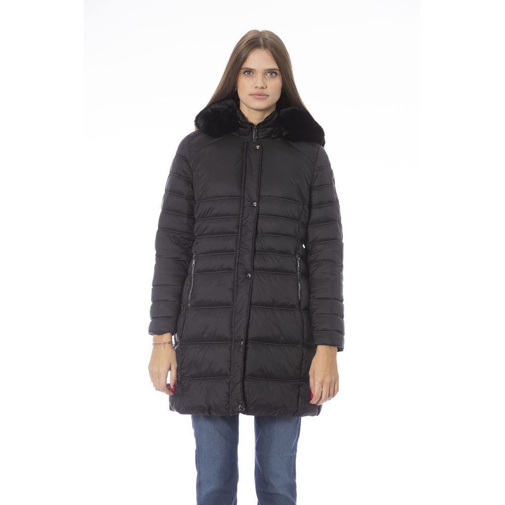 Baldinini Trend Black Polyester Women Jacket