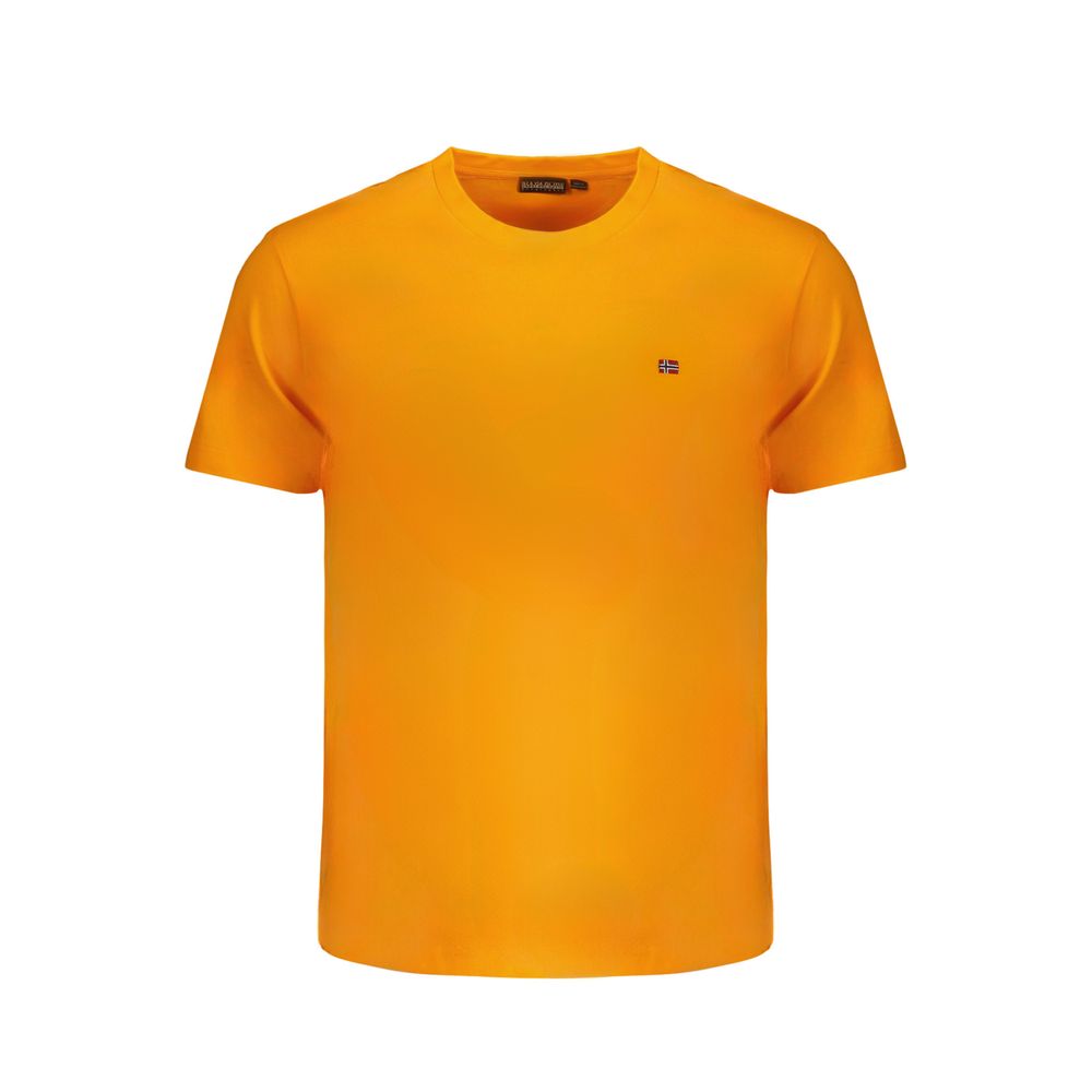 Napapijri Orange Cotton T-Shirt