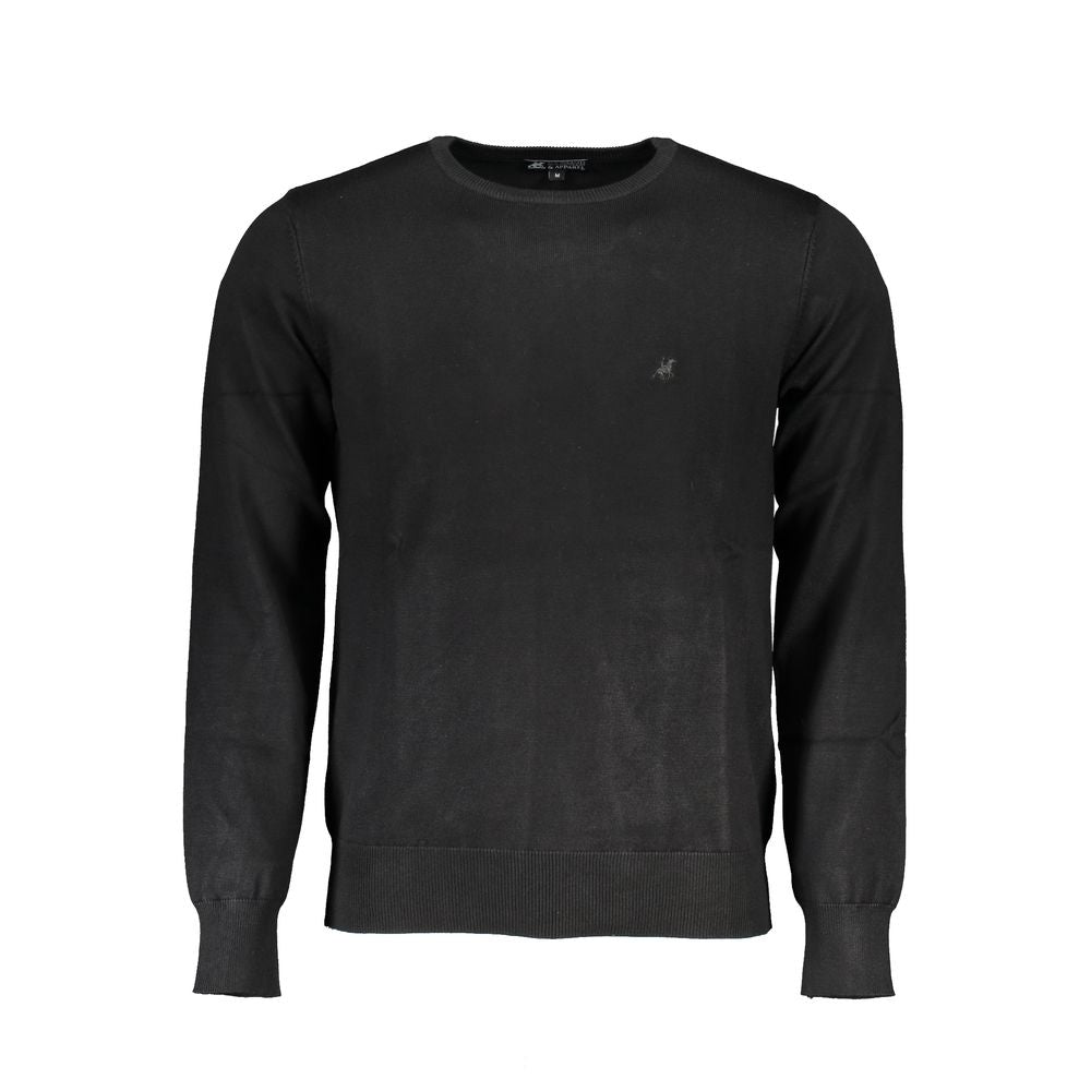 U.S. Grand Polo Black Nylon Sweater