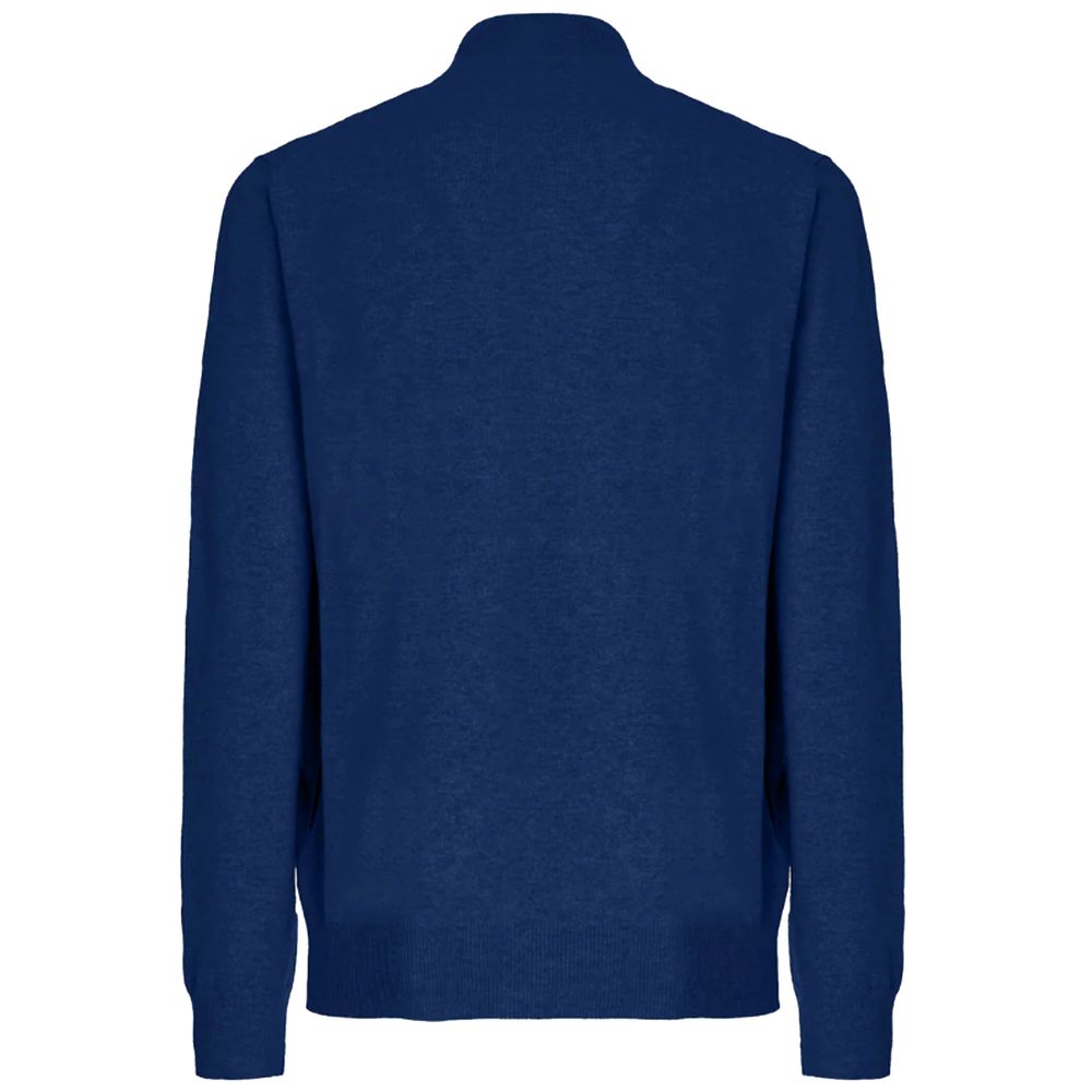 Malo Blue Wool Sweater