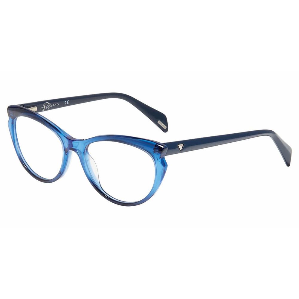 Police Blue Plastic Frames