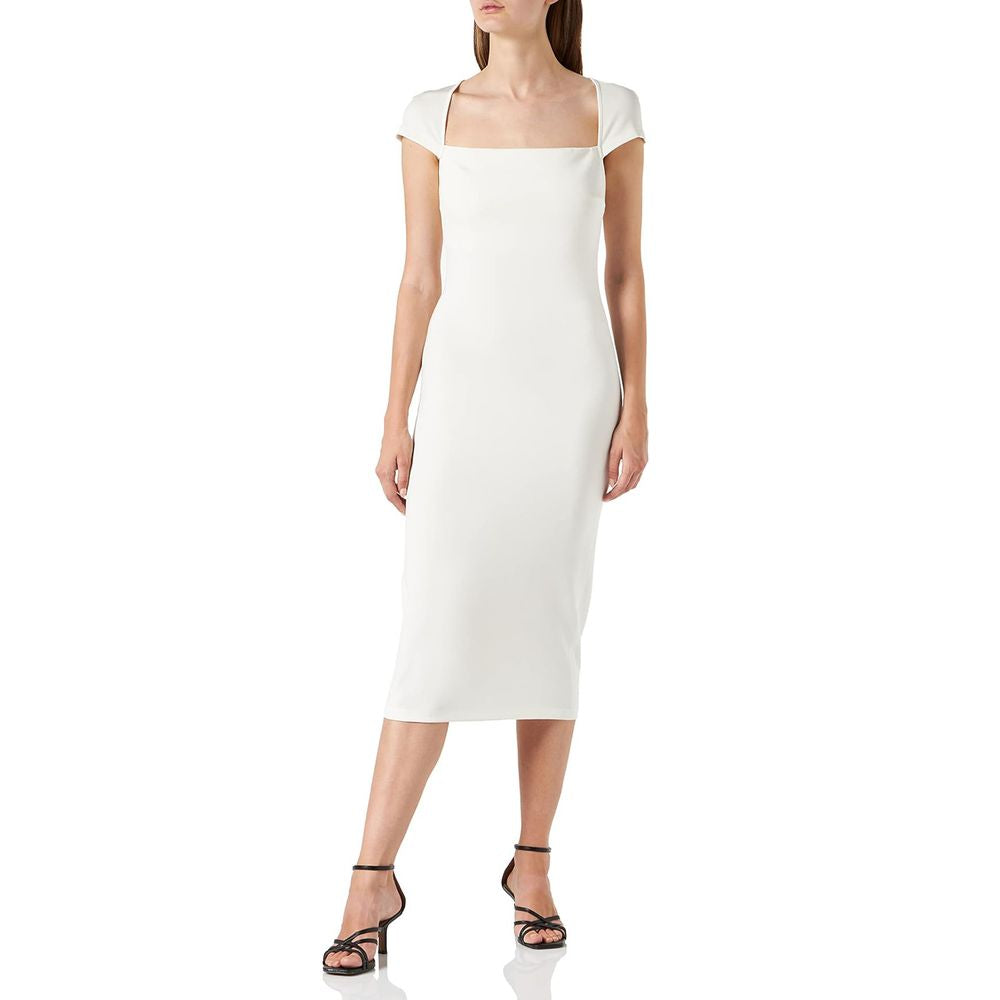 PINKO White Viscose Dress