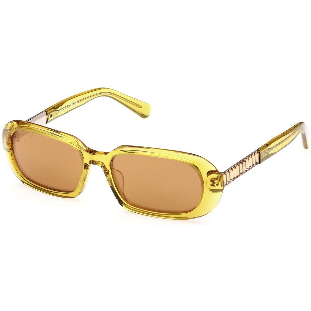 Swarovski Yellow Plastic Sunglasses