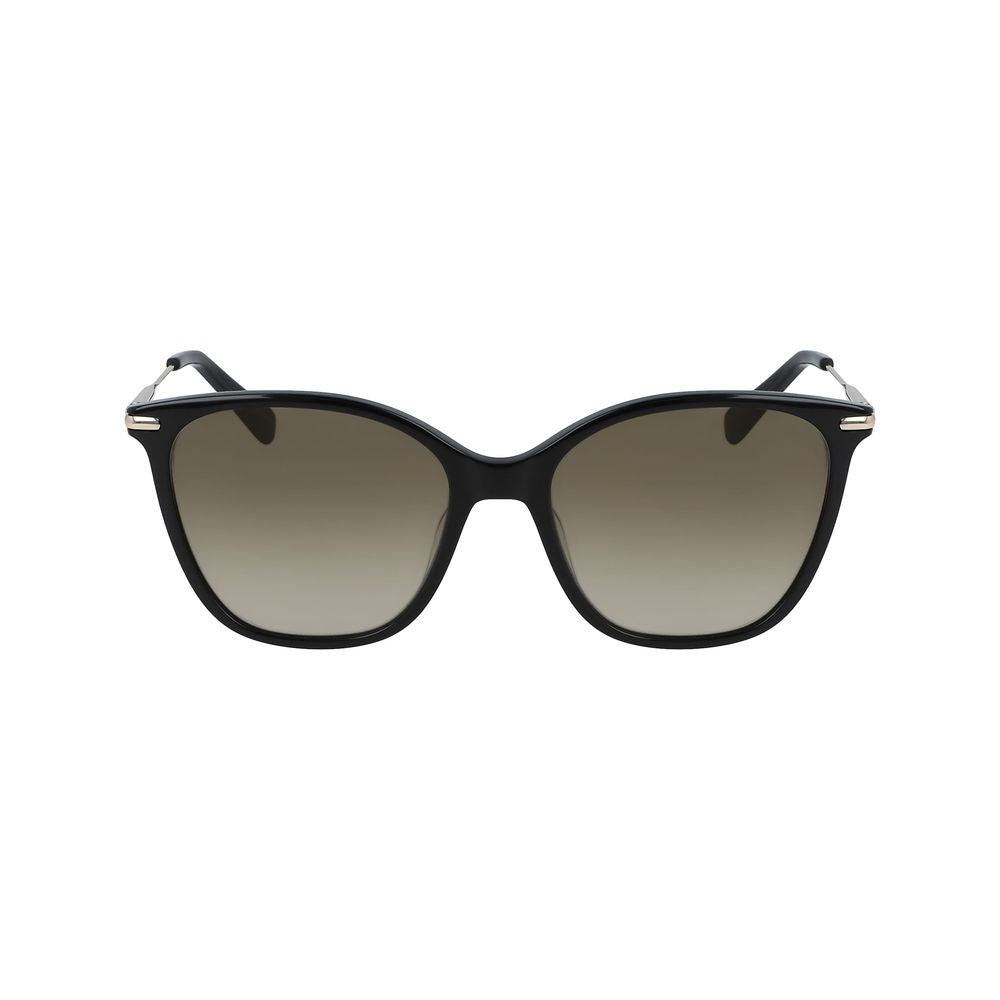 Longchamp Black Acetate Sunglasses