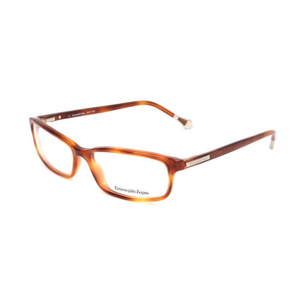 Ermenegildo Zegna Brown Plastic Frames