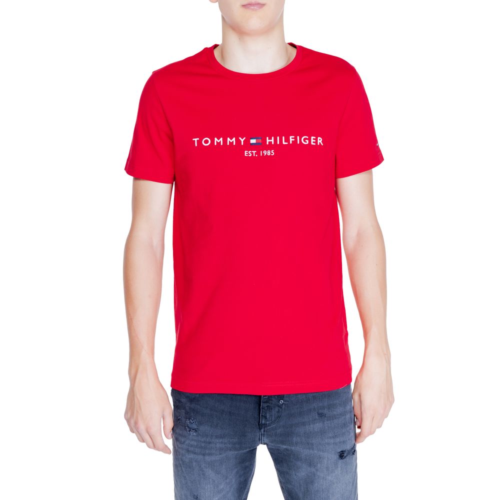 Tommy Hilfiger Red Cotton T-Shirt