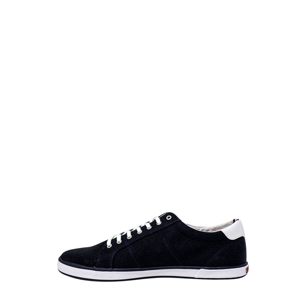 Tommy Hilfiger Blue Cotton Sneaker