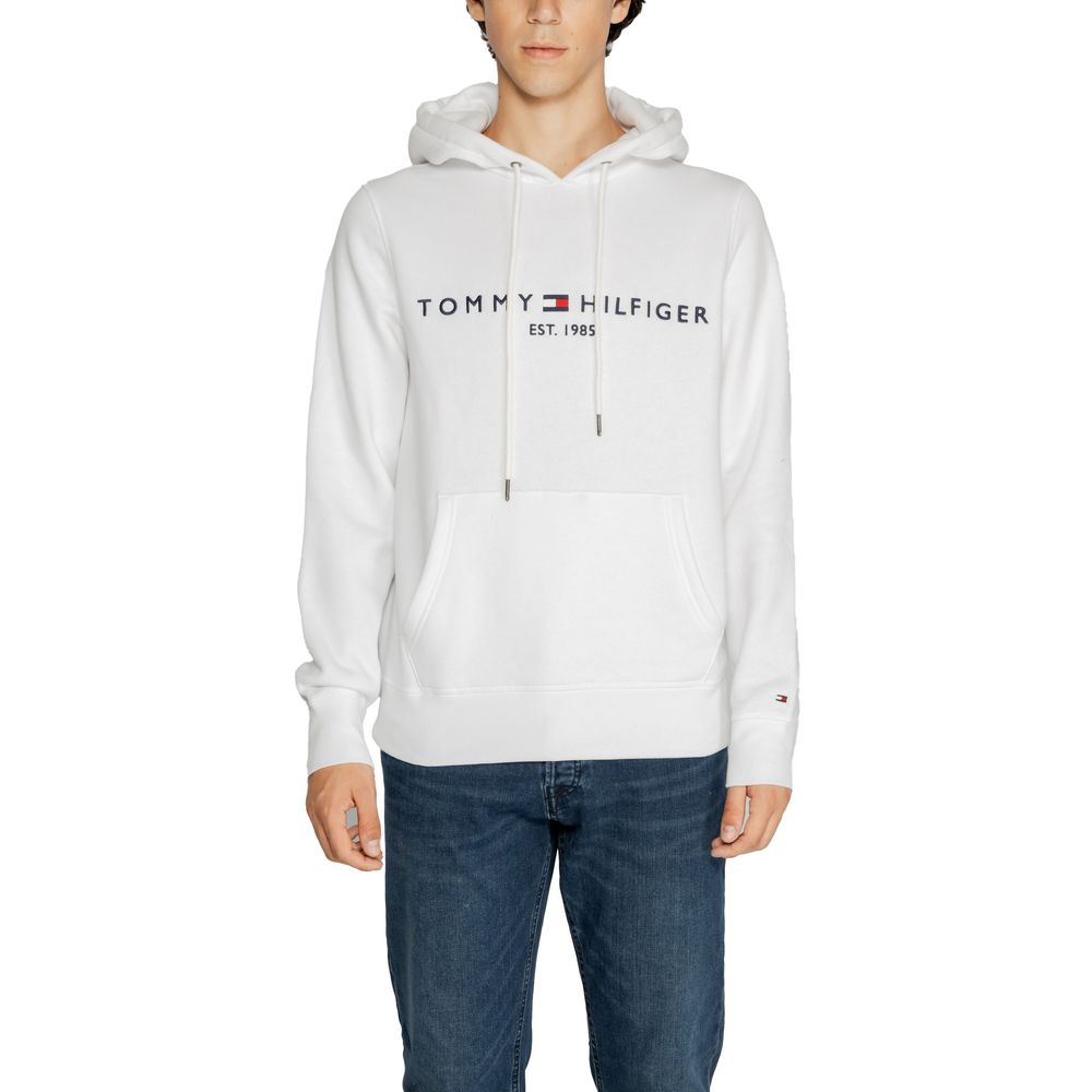 Tommy Hilfiger White Cotton Sweater