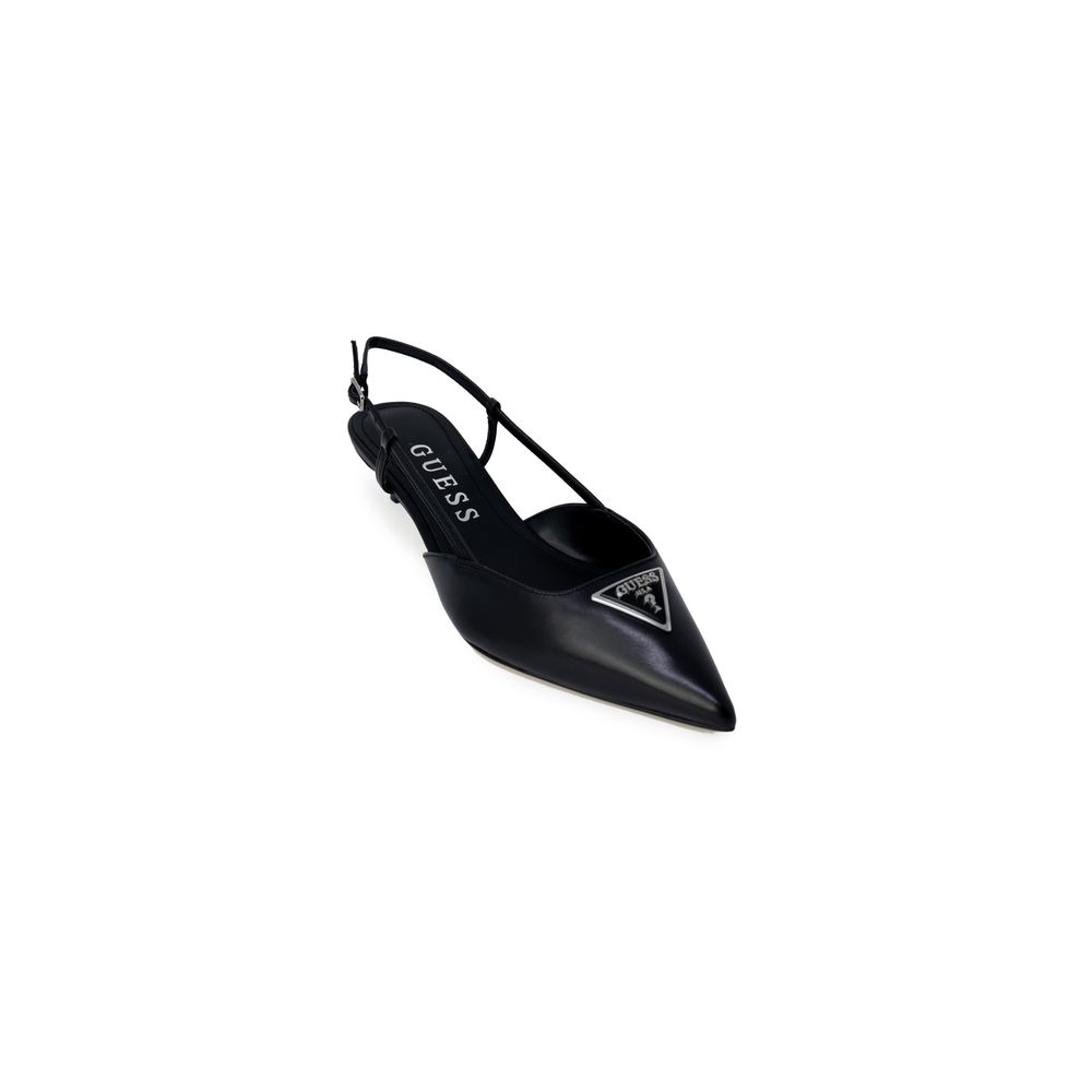 Guess Black Polyester Pump