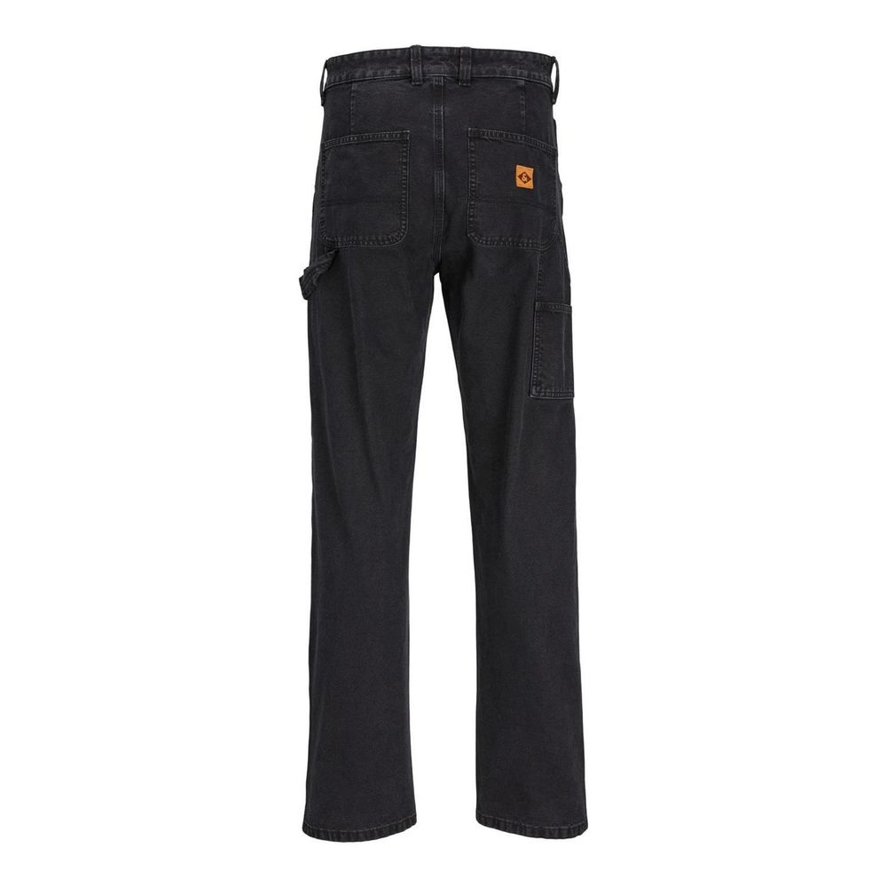 Jack Jones Black Cotton Jeans & Pant