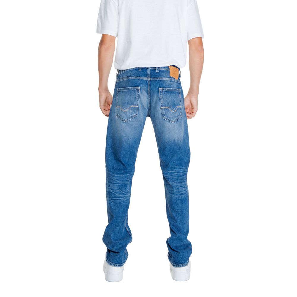 Replay Blue Cotton Jeans & Pant