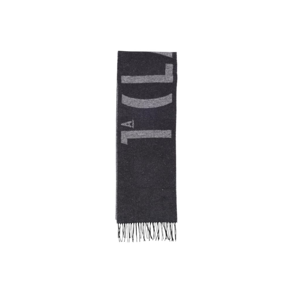 Alviero Martini Prima Classe Black Cotton Scarf