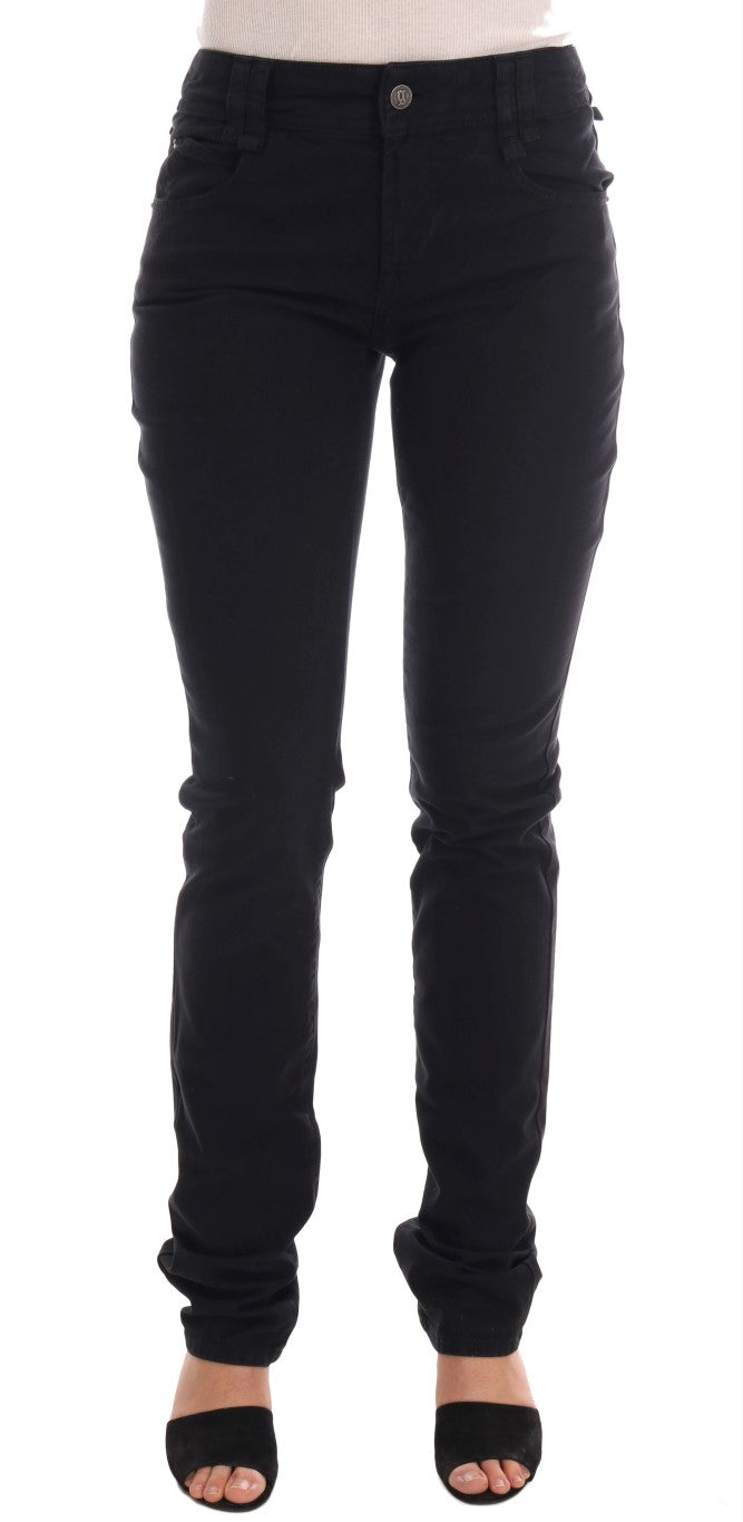 John Galliano Chic Black Regular Fit Denim Jeans