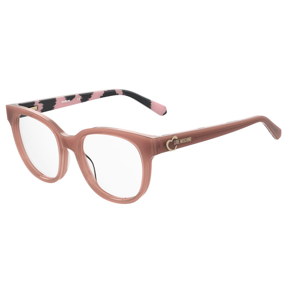 Love Moschino Orange Acetate Frames