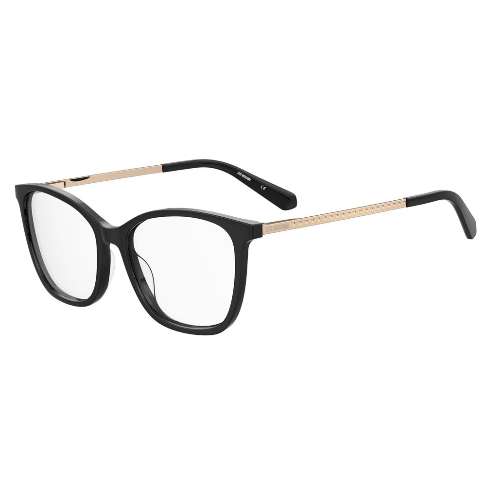 Love Moschino Black Acetate Frames