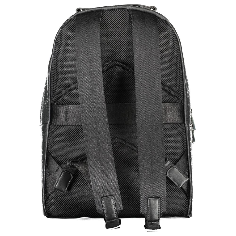 Calvin Klein Black Polyester Men Backpack