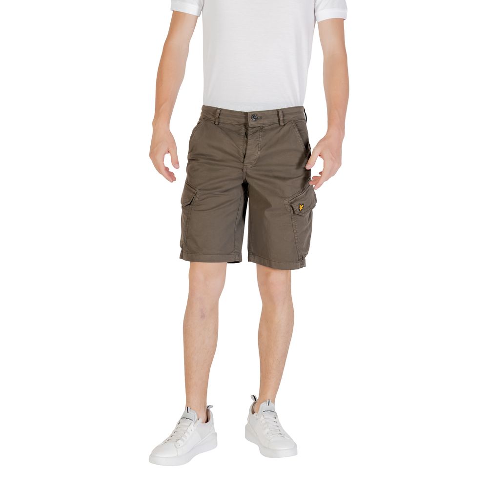 Lyle & Scott Green Cotton Short