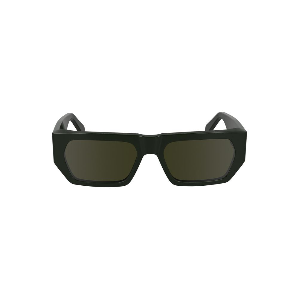 Calvin Klein Green Haircalf Men Sunglasses