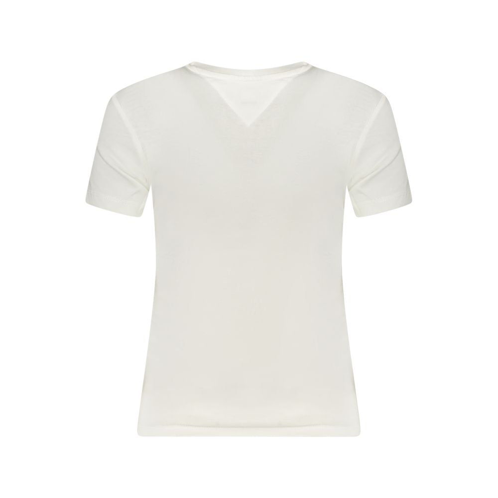 Tommy Hilfiger White Cotton Tops & T-Shirt