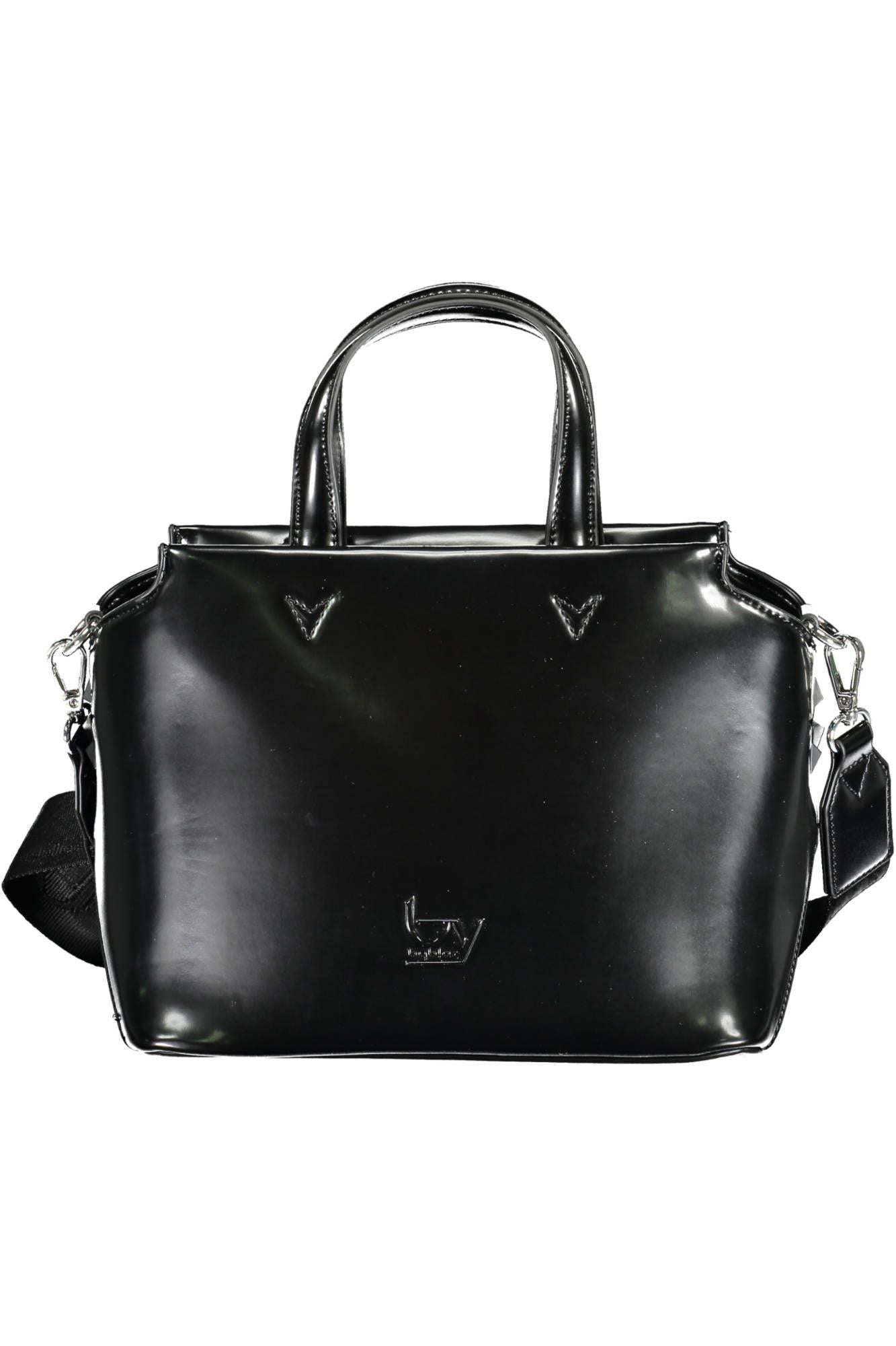 BYBLOS Elegant Black Two-Handle Bag with Contrasting Details