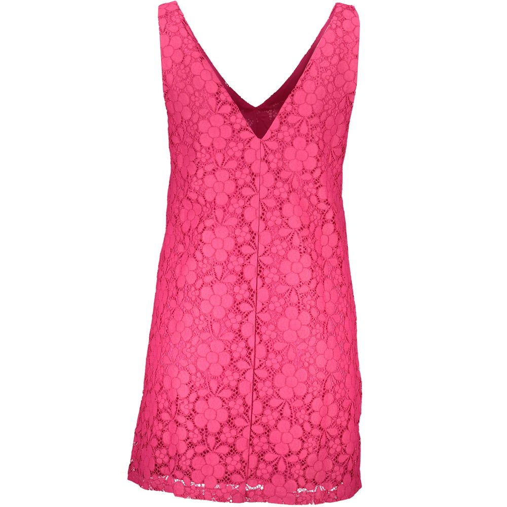 Desigual Pink Viscose Dress