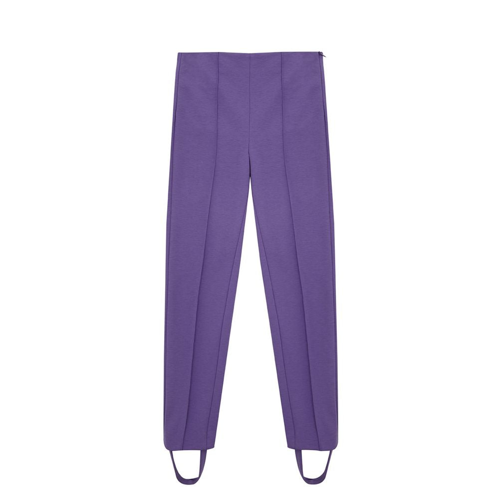 Lardini Purple Viscose Jeans & Pant